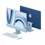 APPLE iMac Z1E5 59,62cm 23,5 polegadas Vidro padrão M4 8C CPU/8C GPU/16C N.E. 16GB 256GB SSD Gbit Eth MM MaKey DE Azul (Z1E5-MWUF3D/A-079C7M)