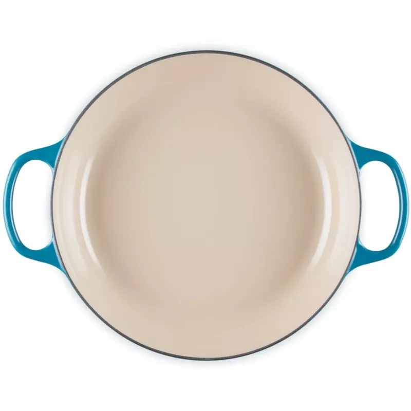 Le Creuset Signature Frigideira rasa redonda 30 cm Deep Teal (21180306422430)