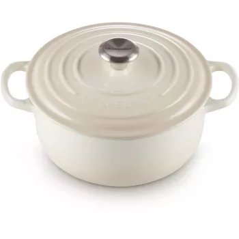 Le Creuset Signature Assadeira redonda 22 cm Meringue creme (21177227164430)