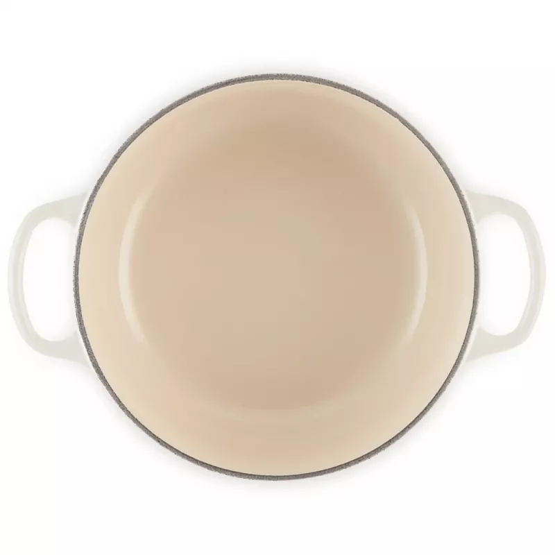 Le Creuset Signature Assadeira redonda 22 cm Meringue creme (21177227164430)