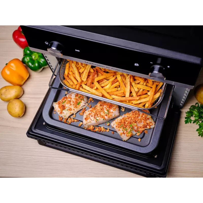 Fritadeira de ar quente Tefal Easy Fry FW605810 20 L Preto