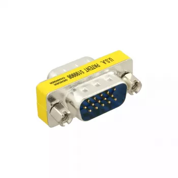 InLine Adaptador DB15 HD VGA S-VGA macho macho