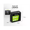 Bateria UPS Green Cell GC-LFPGC12V20AH fosfato de ferro-lítio 12,8 V 20 Ah, 256 Wh, 185 x 80 x 170 mm, 3 kg