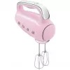 Smeg HMF01PKEU Batedeira manual com design retro dos anos 50 Rosa