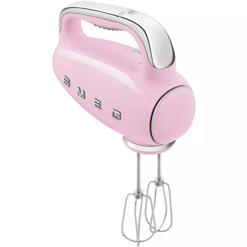 Smeg HMF01PKEU Batedeira manual com design retro dos anos 50 Rosa