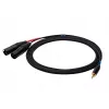 Cabo SSQ Jack estéreo 3,5 mm para 2x XLR macho MIXLR3 — 3 m cabo de áudio