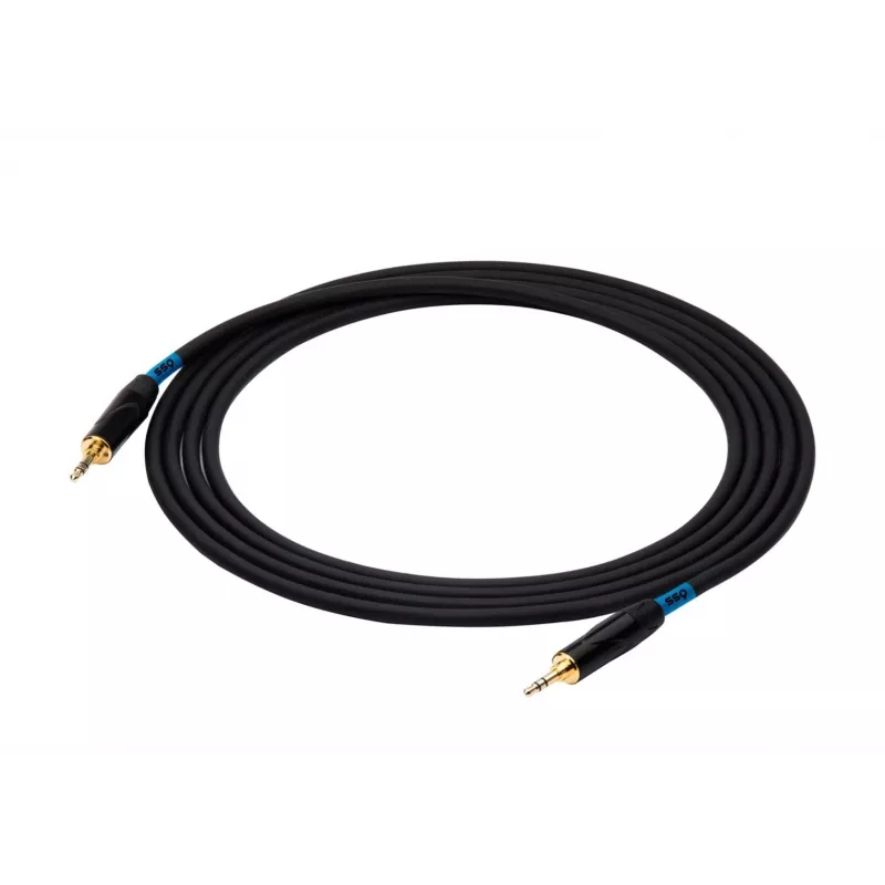 SSQ MIMI2 SS-1425 Cabo minijack estéreo 3,5 mm - minijack estéreo 3,5 mm 2 m Preto