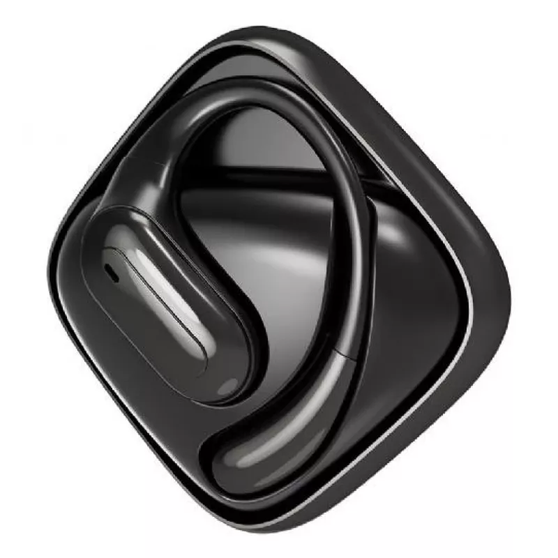 Auscultadores com fios GEMBIRD OWS-01-BK com arco ajustável e microfone incorporado