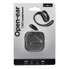Auscultadores com fios GEMBIRD OWS-01-BK com arco ajustável e microfone incorporado