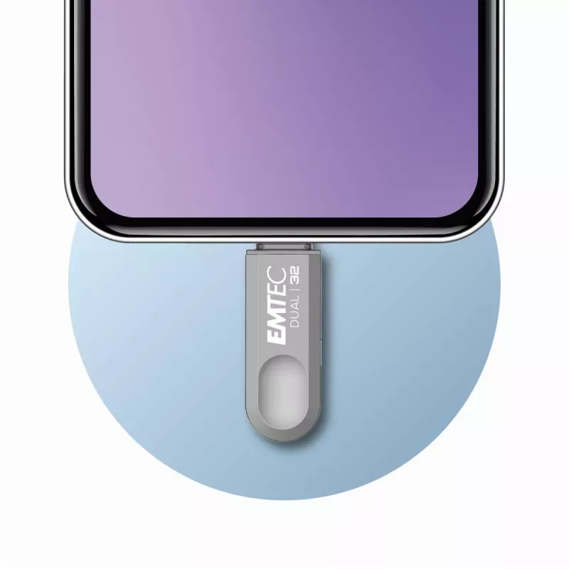 Pen drive USB Emtec 128 GB USB Type-A USB Type-C D280