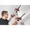 Aperto de mesa Bessey EZR15SET de uma mão, 150 mm de abertura, 60 mm de alcance, preto/vermelho