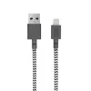 Cabo USB-A para Lightning Native Union Belt Cabo XL 3 m preto branco
