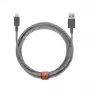 Cabo USB-A para Lightning Native Union Belt Cabo XL 3 m preto branco