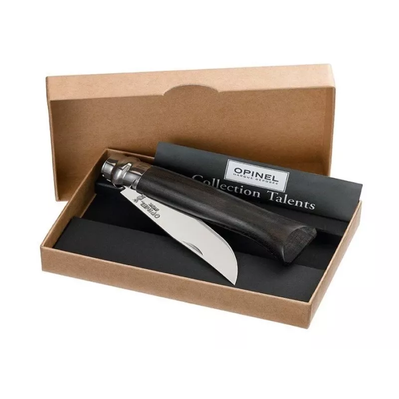 Faca de bolso Opinel N°08 Collector preto comprimento da lâmina 8,5 cm