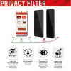 Displex Privacy Full Cobertura Protetor de ecrã Apple iPhone 14 Pro Vidro Temperado