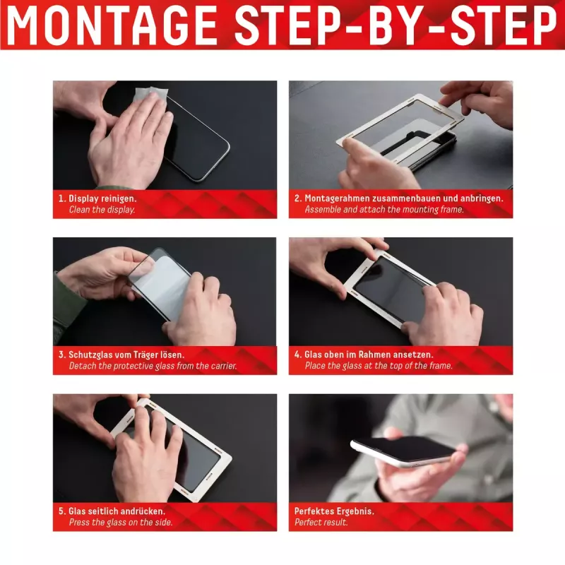 Displex Privacy Full Cobertura Protetor de ecrã Apple iPhone 14 Pro Vidro Temperado