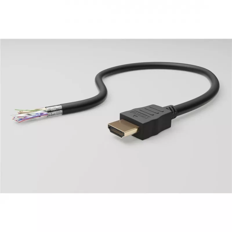 Cabo angular Goobay HDMI 2.0 90° com Ethernet 4K 60Hz 5 m preto