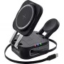 Carregador sem fios para interiores InLine 33392T para auscultadores, headsets, smartphones e smartwatches – alimentação USB 9/12 V, preto