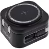 Carregador sem fios para interiores InLine 33392T para auscultadores, headsets, smartphones e smartwatches – alimentação USB 9/12 V, preto