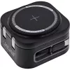 Carregador sem fios para interiores InLine 33392T para auscultadores, headsets, smartphones e smartwatches – alimentação USB 9/12 V, preto