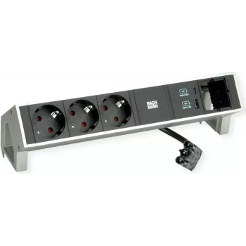 BACHMANN DESK 2 3x CEE7/3 1x carregador USB 1x CM (902.9964)
