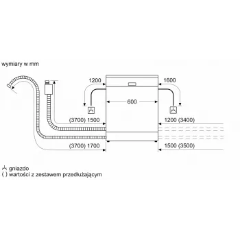 Máquina de lavar loiça de encastrar Bosch Serie6 SMD6ECX21E — Máquina de lavar loiça de encastrar Bosch Serie6, modelo SMD6ECX21E