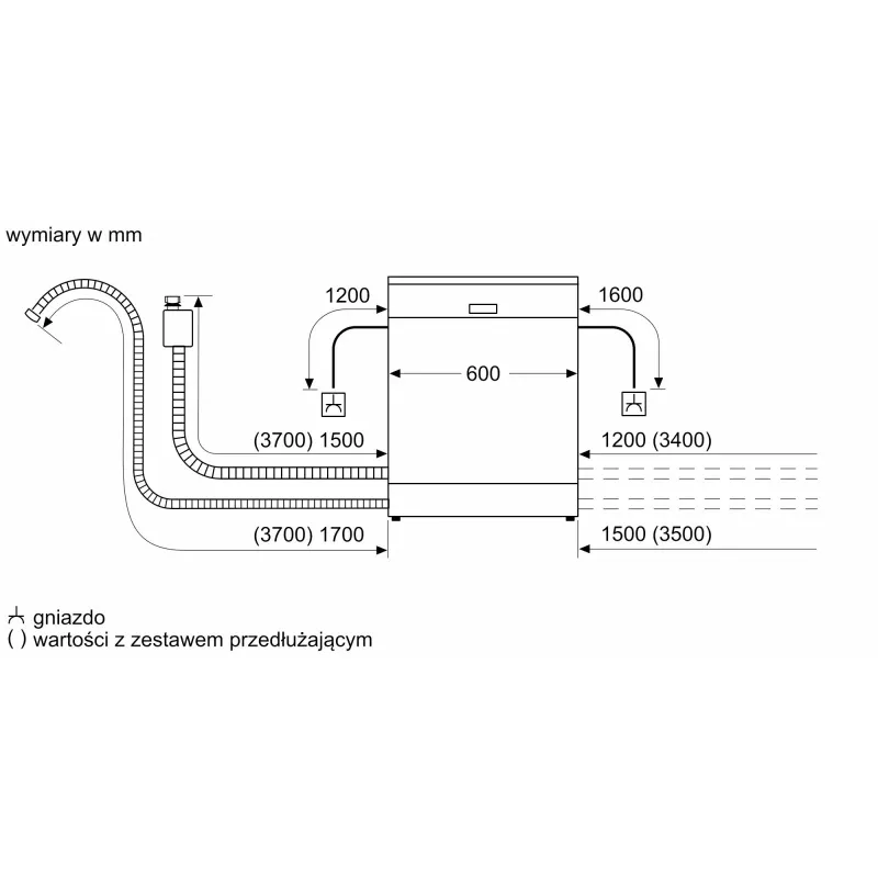 Máquina de lavar loiça de encastrar Bosch Serie6 SMD6ECX21E — Máquina de lavar loiça de encastrar Bosch Serie6, modelo SMD6ECX21E