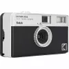 Máquina fotográfica de filme 35 mm Kodak Ektar H35 preta — máquina compacta, lente fixa, formato de filme 35 mm