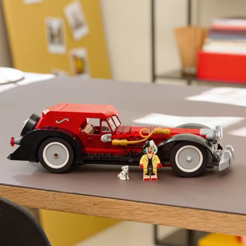 Conjunto LEGO Carro da Cruella De Vil 43277 – kit de construção para colecionadores