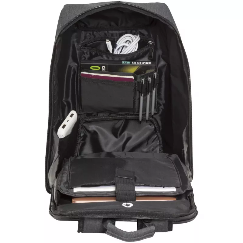 DBRAMANTE1928 Christiansborg - Mochila reciclada 16 - carvão