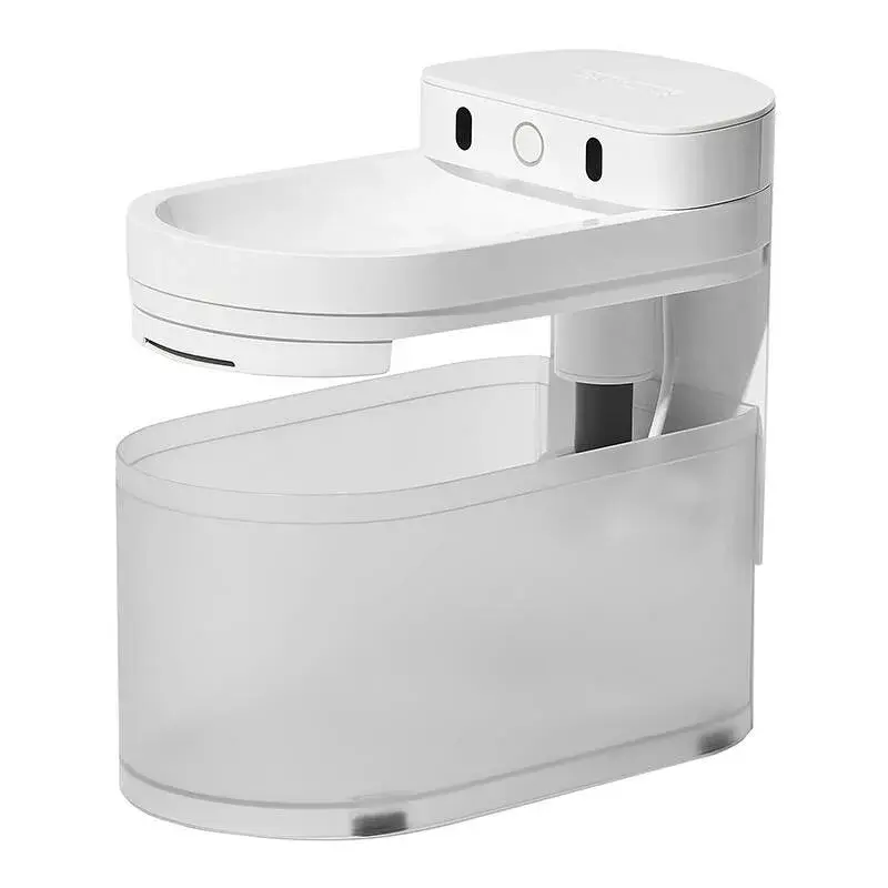 Bebedouro para gatos Catlink Pure 3 CL-WB-02 branco com sistema de filtragem e caudal de água ajustável