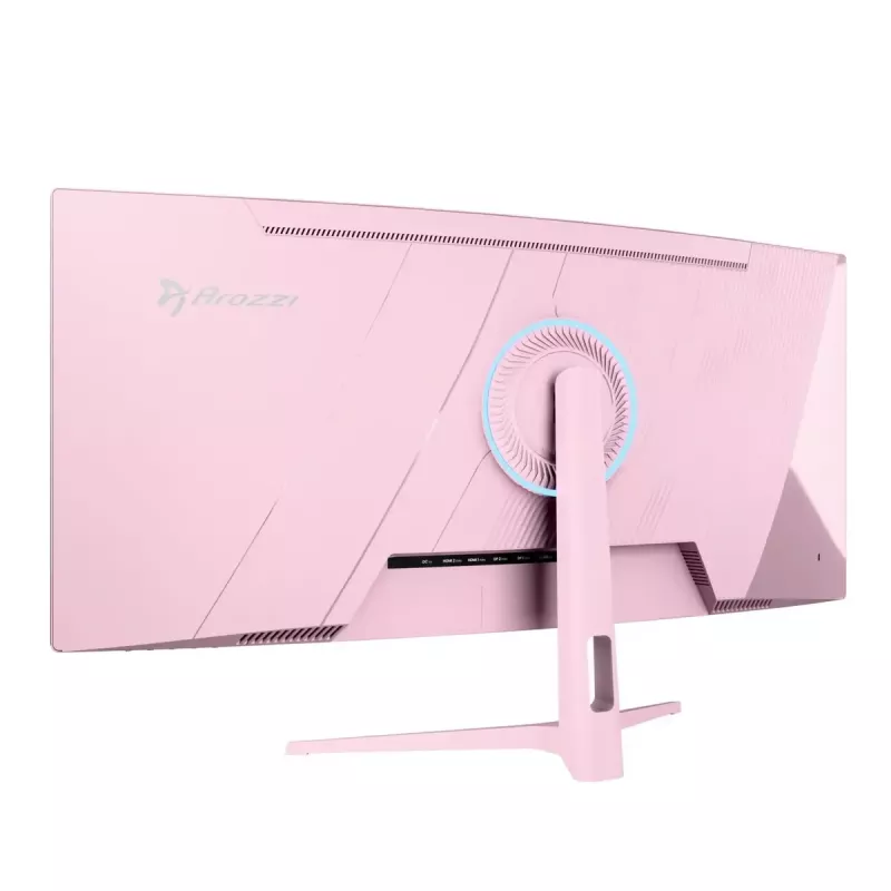 Monitor curvo para computador Arozzi Nova 34 polegadas (86,4 cm) 3440×1440 21:9 LED 1 ms Rosa