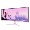 Monitor curvo para computador Arozzi Nova 34 polegadas (86,4 cm) 3440×1440 21:9 LED 1 ms Rosa