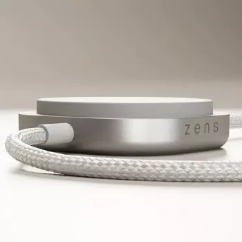 Cabo USB-C para USB-C Zens Pro 2 – USB‑C para USB‑C, Branco