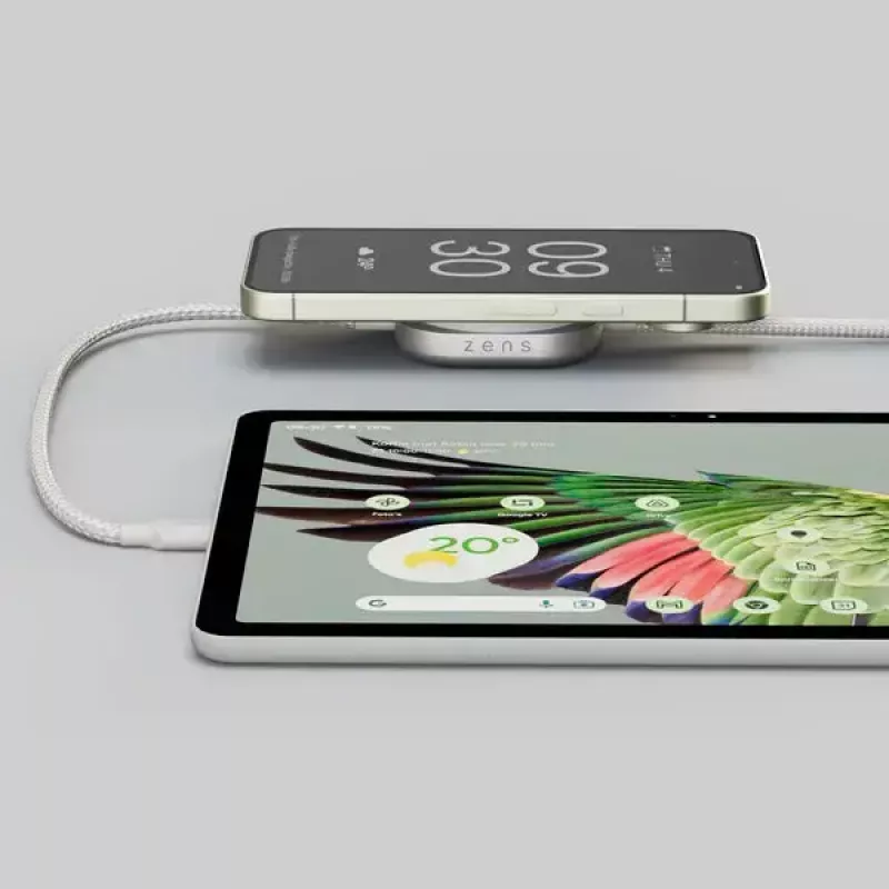 Cabo USB-C para USB-C Zens Pro 2 – USB‑C para USB‑C, Branco
