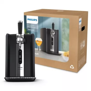 Máquina de cerveja Philips HD3770/90 PerfectDraft, preta, compatível com barris de 6 litros