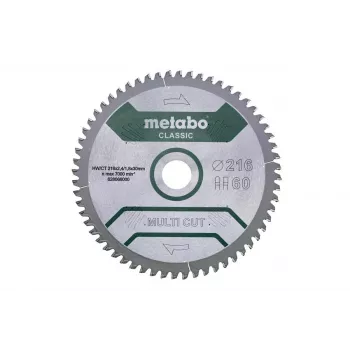 Disco de serra circular Metabo 628066000 21,6 cm