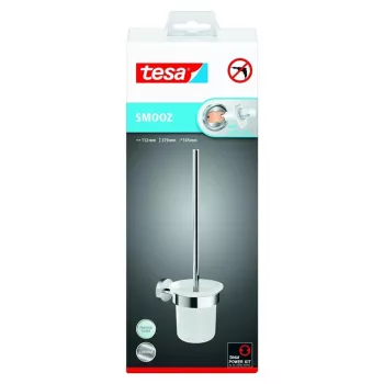 Escova de sanita Tesa Smooz modelo 40632 com suporte de parede, cabeça de substituição disponível