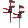 Grampo de aperto com punho rotativo S, EZ360S-11SET (preto/vermelho, 2 unid., 110 / 40)
