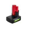 Bateria para ferramentas sem fios Green Cell PTML12V6 12V Li-Ion 6 Ah, dimensões 6,6×9×11,1 cm