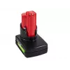 Bateria para ferramentas sem fios Green Cell PTML12V6 12V Li-Ion 6 Ah, dimensões 6,6×9×11,1 cm