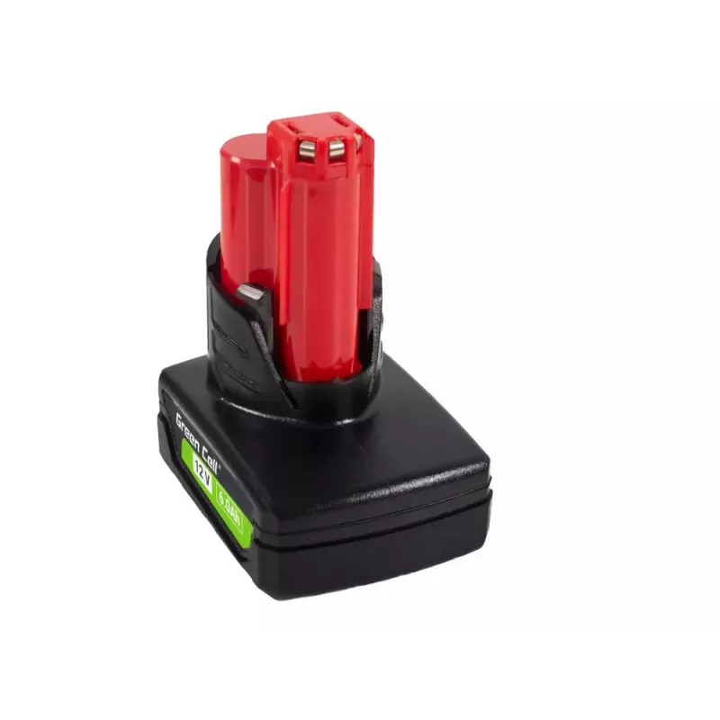 Bateria para ferramentas sem fios Green Cell PTML12V6 12V Li-Ion 6 Ah, dimensões 6,6×9×11,1 cm