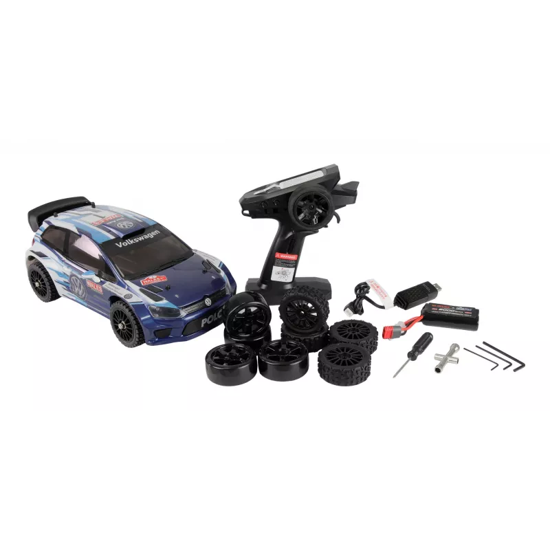 Amewi Polo R WRC, carro de rali, 1:14, 14 anos, 2000 mAh, 1,33 kg