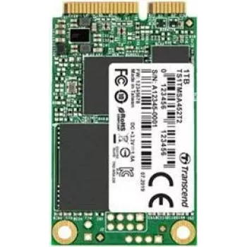 Transcend 128GB, SSD mSATA, SATA3, 3D TLC, PE: 3K, 30u (TS128GMSA452T2)