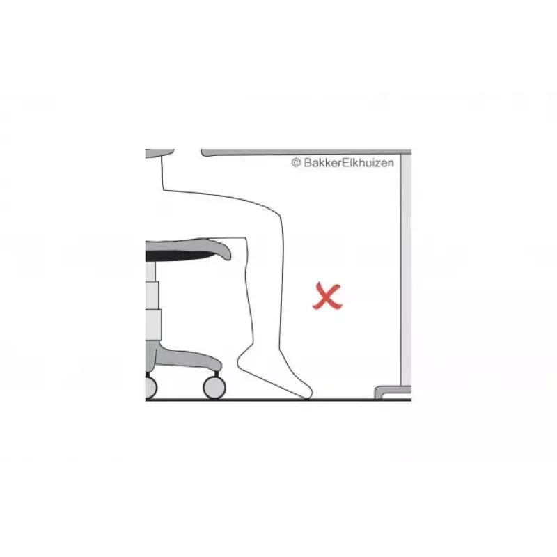 Apoio para pés BakkerElkhuizen Footform Dual