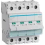 Disjuntor Hager SBN463 – 63 A, tensão da bobina até 440 V, 4 módulos, IP20