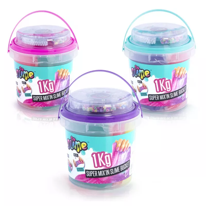 Slime Canal Toys Slime Super Bucket 1kg multicolor 6 anos