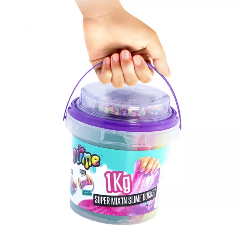Slime Canal Toys Slime Super Bucket 1kg multicolor 6 anos