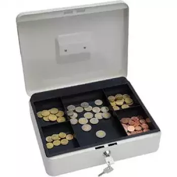 Caixa de dinheiro WEDO tamanho 4 branca