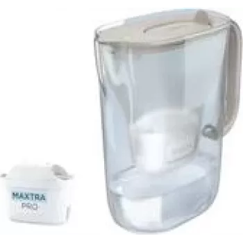Jarro com filtro de água BRITA Style Essential Sand com 1x cartucho MXPRO PP e 1x cartucho MXPRO EK